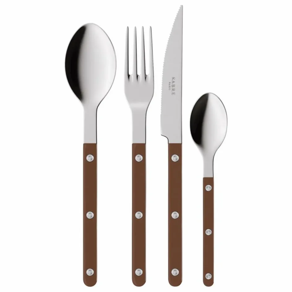 Sale Sabre Couverts - Set de 4 | Chocolat