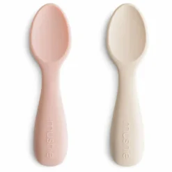Mushie Premiers Repas|Puériculture*Couverts d'apprentissage en silicone |