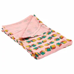 Outlet Bobo Choses Couverture Dés Gaze de Coton Bio | Rose
