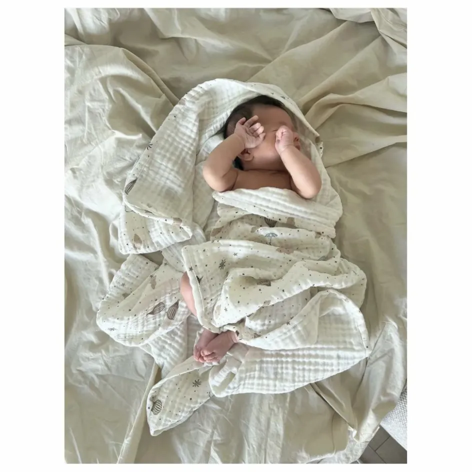 Cam Cam Couverture en mousseline Dreamland || Couvertures Et Plaids|Linge De Lit Bébé