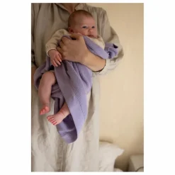 Hvid Couvertures Et Plaids|Linge De Lit Bébé*Couverture Gust Laine Mérinos | Lilas