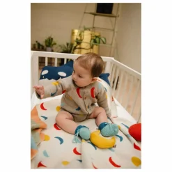 Clearance Bayiri Couverture Moon Phases Coton Bio | Ecru