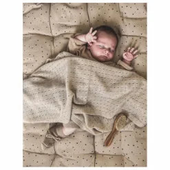 Sale Couverture Pointelle Cachemire Bio | Couvertures Et Plaids|Cadeau De Naissance