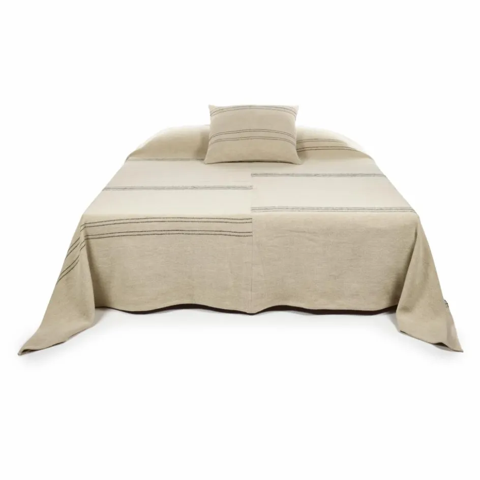 Libeco Couvre lit Moroccan Stripe - 260x240 cm || Linge De Lit