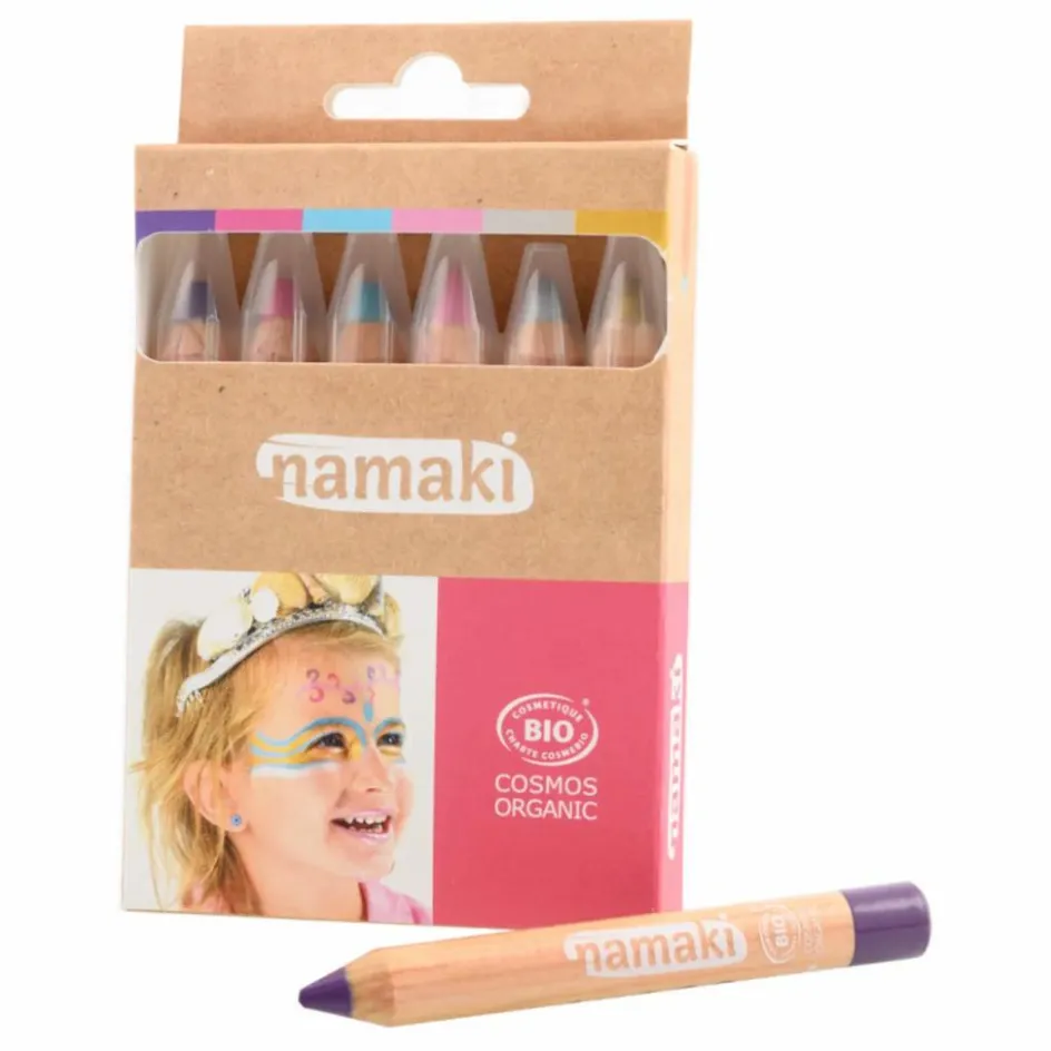 Namaki Crayons de maquillage Mondes enchantés - Set de 6| Déguisements