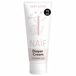 Enfant Naïf Natural Skincare Soins Du Corps|Tailles Voyage*Crème de change sans parfum - 75 ml