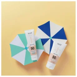 Enfant Naïf Natural Skincare Soins Du Visage|Protection Solaire*Crème solaire bébé et enfant sans parfum SPF50 - 100 ml