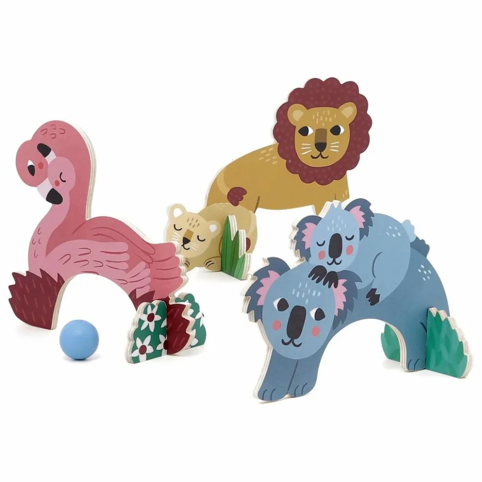 New Vilac Croquet en bois Petit Safari Multicolore