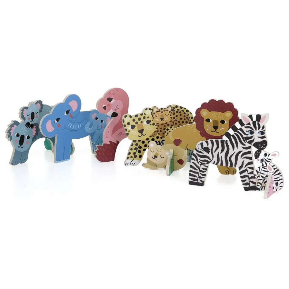 New Vilac Croquet en bois Petit Safari Multicolore