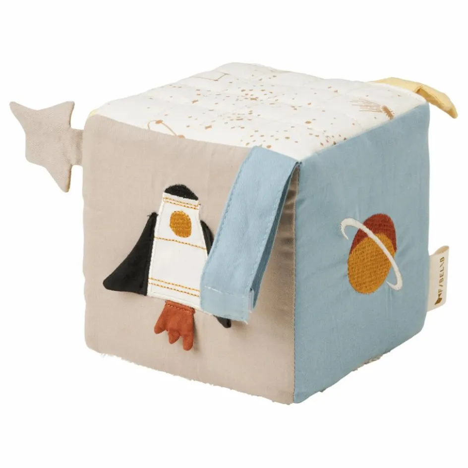 Fabelab Jouets D'Éveil|Jouets D'Éveil*Cube d'activités en coton bio