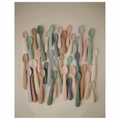 Mushie Cuillères bébé en silicone || Premiers Repas|Puériculture