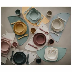 Mushie Cuillères en silicone - Set de 2 || Premiers Repas|Puériculture