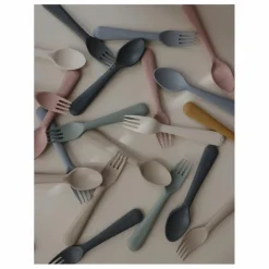 Mushie Premiers Repas|Puériculture*Cuillères en silicone - Set de 2 | Lilas