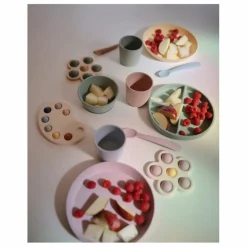 Mushie Premiers Repas|Puériculture*Cuillères en silicone - Set de 2 | Lilas