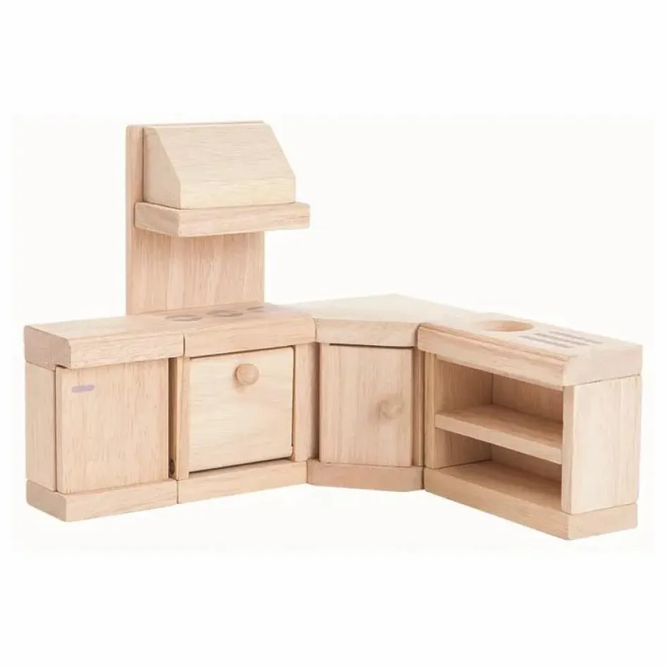 Hot Plan Toys Cuisine en bois Naturel