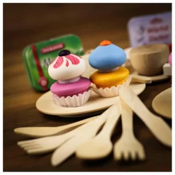 Erzi Cupcakes à assembler - Set de 3| Cuisines, Marchandes