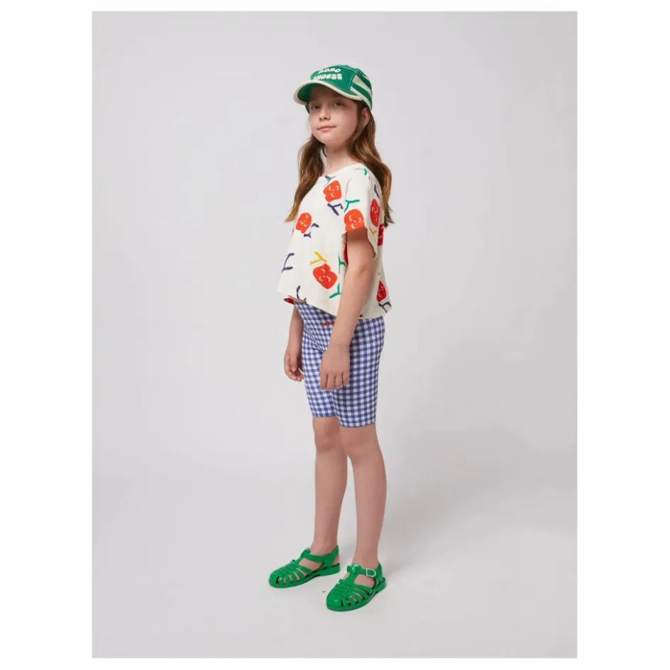 Best Bobo Choses Cycliste Vichy Fibres Recyclées | Bleu marine