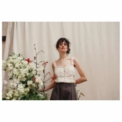 Emile et Ida Débardeur Belicia Crochet ||Femme Tee-Shirts, Polos