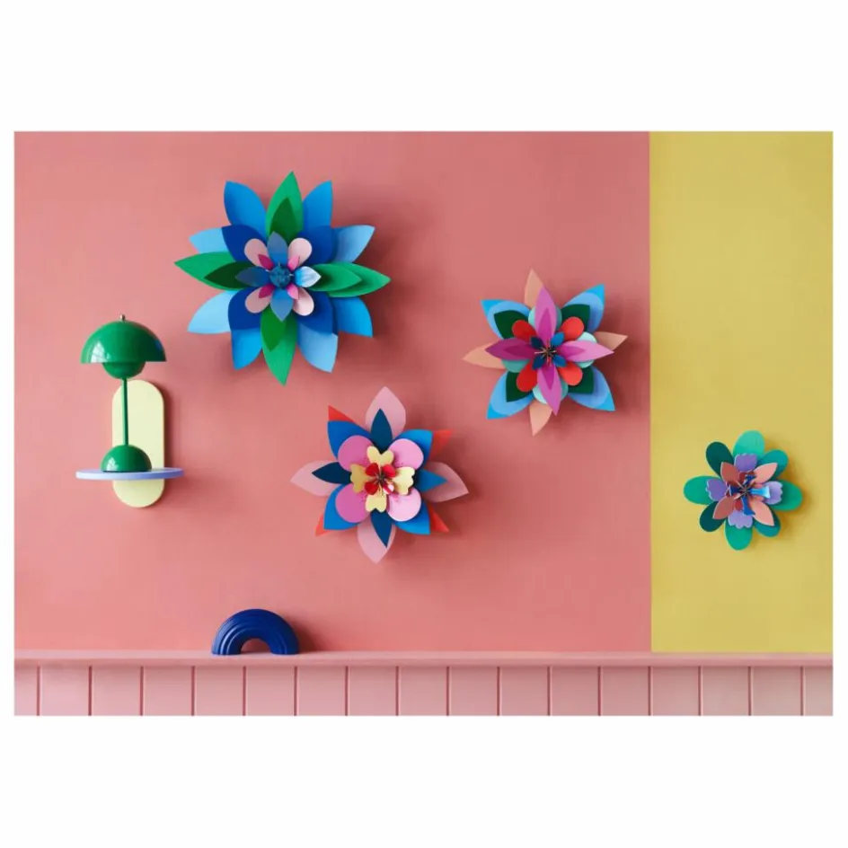Discount Studio Roof Décoration murale Fleur Deluxe Granita Multicolore