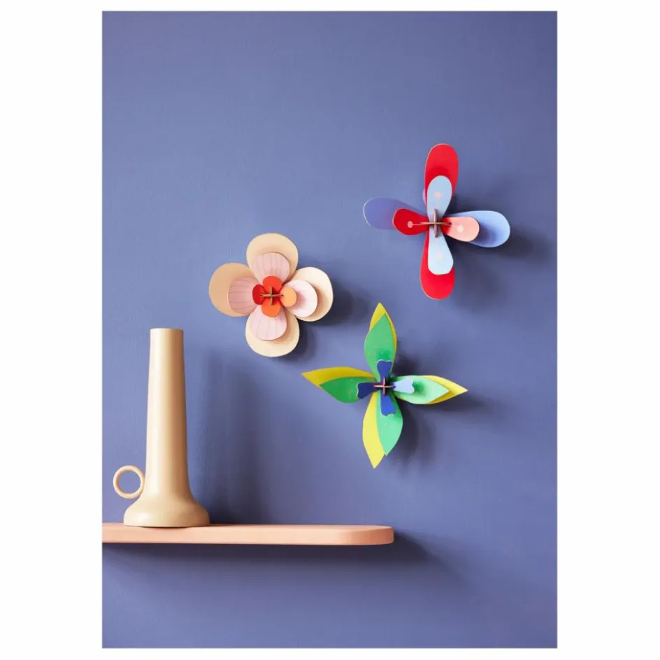 Hot Décoration murale Fleur Lime - Set de 3 Enfant Décoration Murale|Déco Murale Enfant