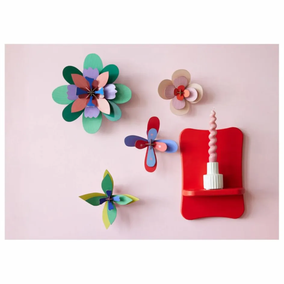 Hot Décoration murale Fleur Lime - Set de 3 Enfant Décoration Murale|Déco Murale Enfant