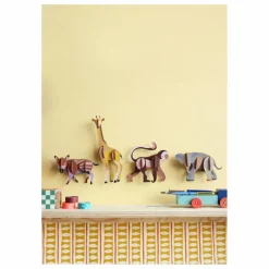 New Studio Roof Décoration murale Girafe Multicolore