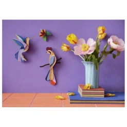 Discount Studio Roof Décoration murale Oiseau Sunda Multicolore