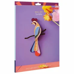 Discount Studio Roof Décoration murale Oiseau Sunda Multicolore