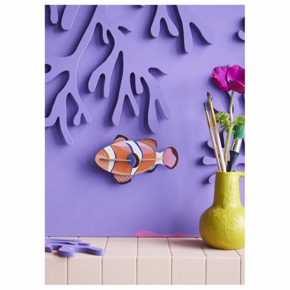 Discount Studio Roof Décoration murale Poisson Clown | Orange