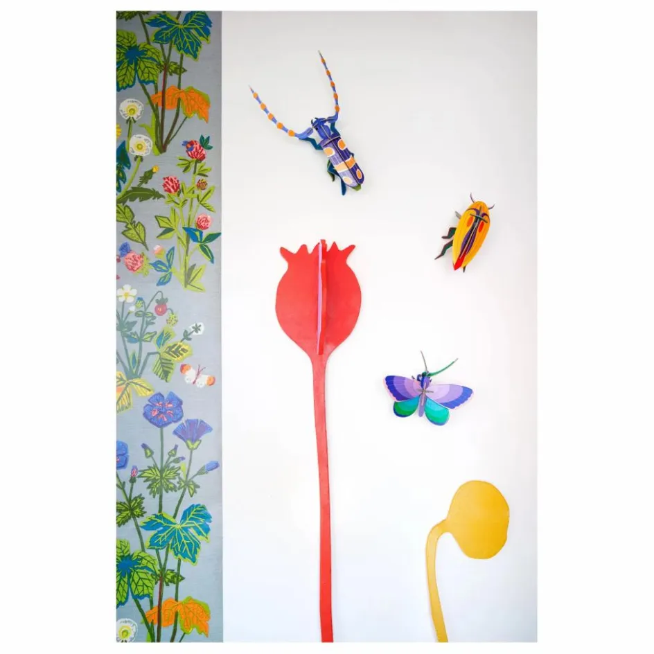 Studio Roof Décoration murale Scarabée Rosalia|Enfant Décoration Murale|Déco Murale Enfant