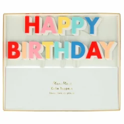 Enfant Meri Meri Décoration De Fête*Décorations de gâteau d'anniversaire Happy Birthday
