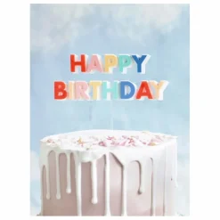 Enfant Meri Meri Décoration De Fête*Décorations de gâteau d'anniversaire Happy Birthday