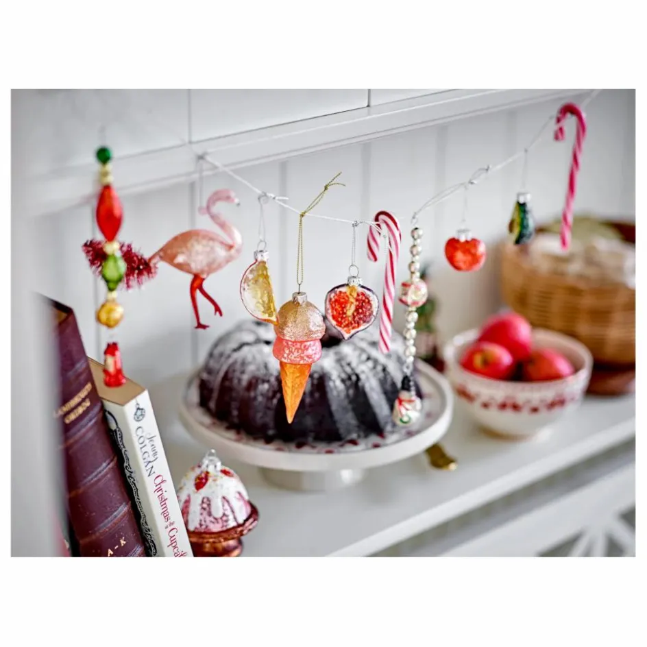 Bloomingville Décorations de Noël Finka en verre - Lot de 5 ||Enfant Décoration De Fête