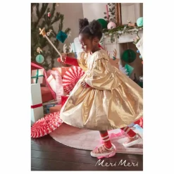 Sale Meri Meri Déguisement robe d'ange en lamé et baguette | Doré