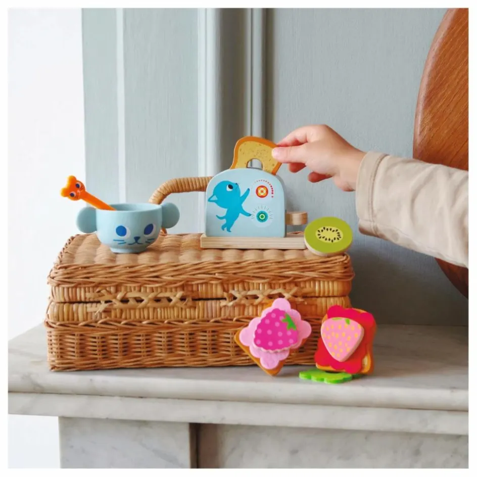 Clearance Djeco Dinette Breakfast Chaton Multicolore