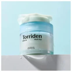 TORRIDEN Disques tonifiants et apaisants à l'acide hyaluronique Dive In - 80 pads|Femme Soins Du Visage
