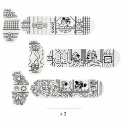 Clearance Djeco DIY - A colorier Dans le ciel Multicolore
