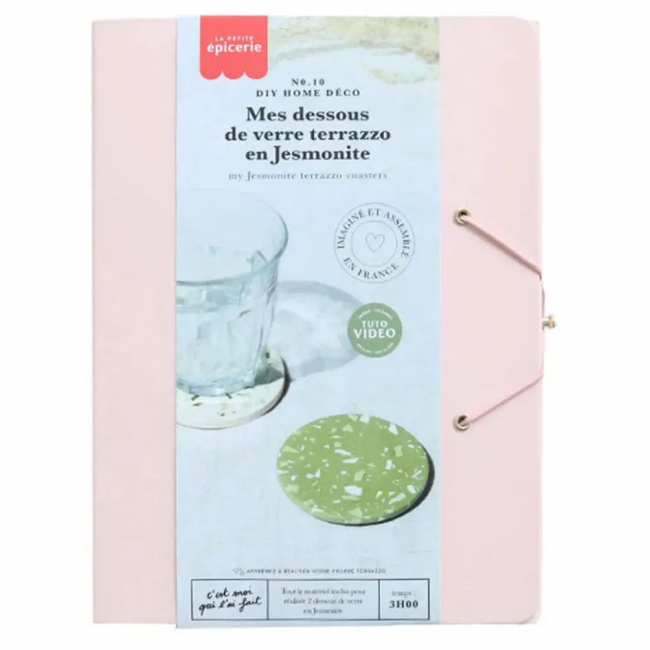 La Petite Épicerie DIY Mes Dessous de Verre en jesmonite || Loisirs Créatifs
