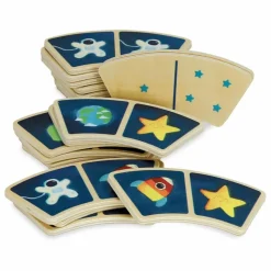 Discount Vilac Dominos Dans les étoiles Multicolore