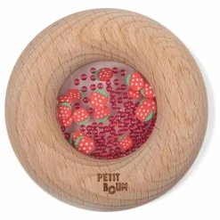 Petit Boum Donut sensoriel Fraises| Jouets D'Éveil|Jouets D'Éveil