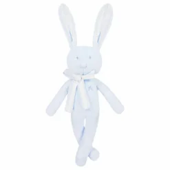 New Tartine et Chocolat Doudou Augustin le lapin tout doux | Bleu ciel