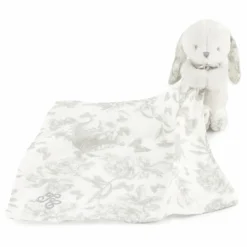 Tartine et Chocolat Doudous, Peluches|Doudous Et Peluches*Doudou lange Augustin le lapin Toile de Jouy |