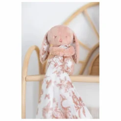 Tartine et Chocolat Doudous, Peluches|Doudous Et Peluches*Doudou lange Augustin le lapin Toile de Jouy |