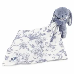 Tartine et Chocolat Doudou lange Augustin le lapin Toile de Jouy || Doudous, Peluches|Doudous Et Peluches