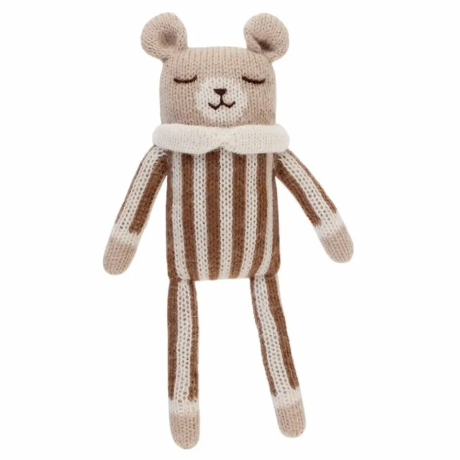 Main Sauvage Doudous, Peluches|Doudous Et Peluches*Doudou Ourson barboteuse rayée |