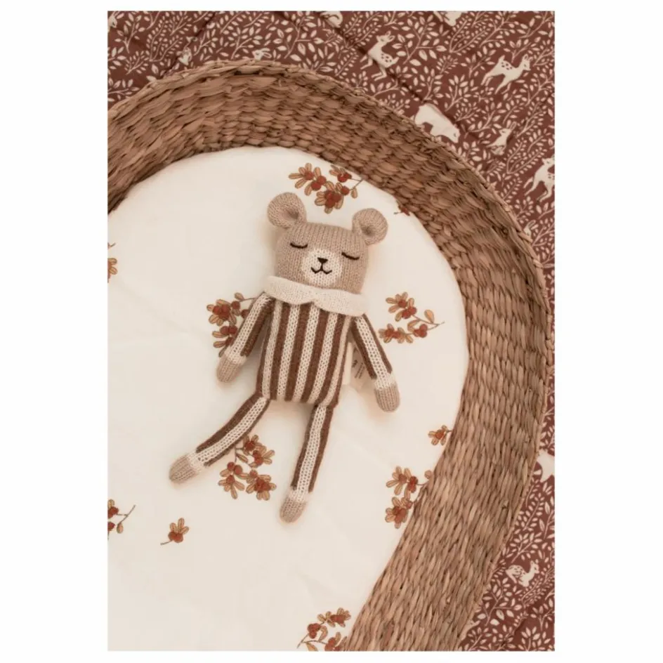 Main Sauvage Doudous, Peluches|Doudous Et Peluches*Doudou Ourson barboteuse rayée |