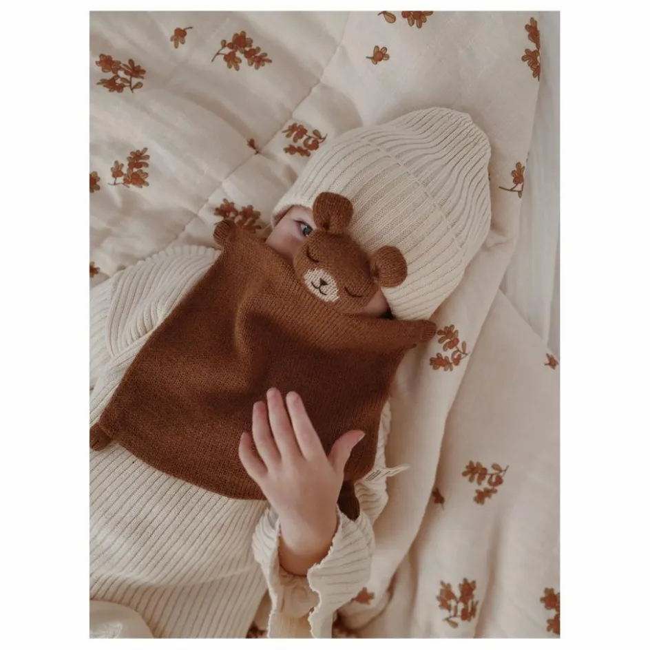 Discount Main Sauvage Doudou ourson en alpaga | Noisette