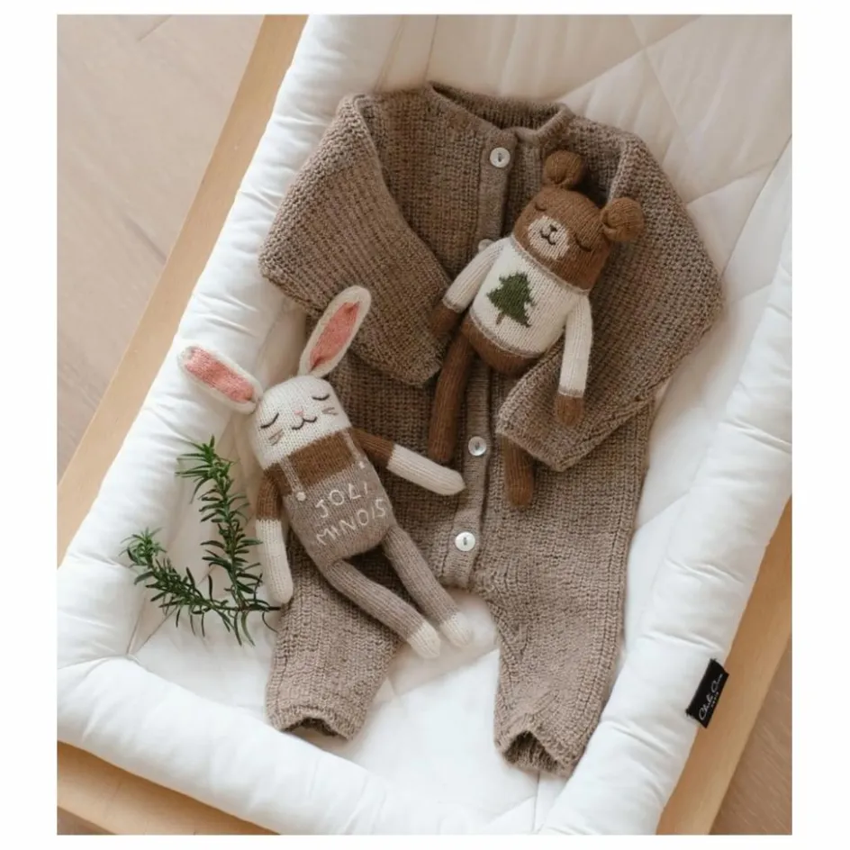 Discount Main Sauvage Doudou Ourson Sapin | Ecru