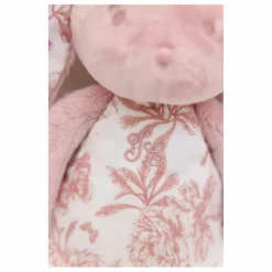 Outlet Tartine et Chocolat Doudou veilleuse Augustin le lapin Toile de Jouy | Rose pêche