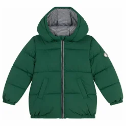 New Petit Bateau Doudoune Doublée Unie | Vert sapin